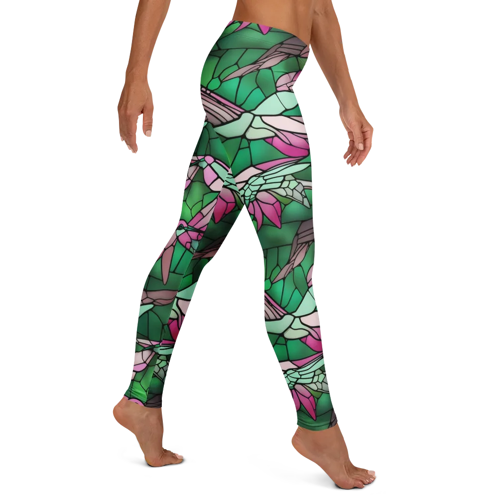 Stained Glass Flight on Leggings — Right