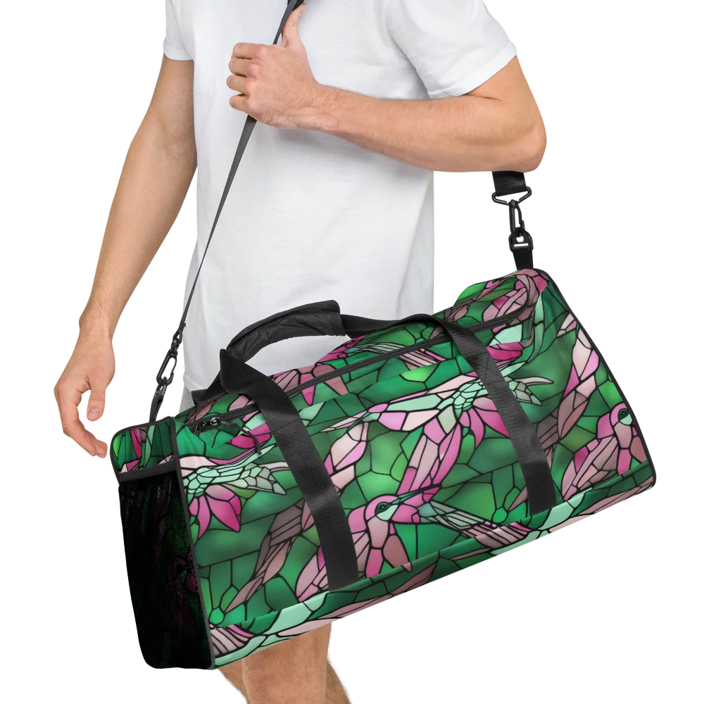 Stained Glass Flight on Duffle Bag — Right Front