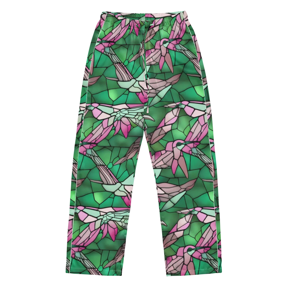Stained Glass Flight on Women's Pajama Pants — Front