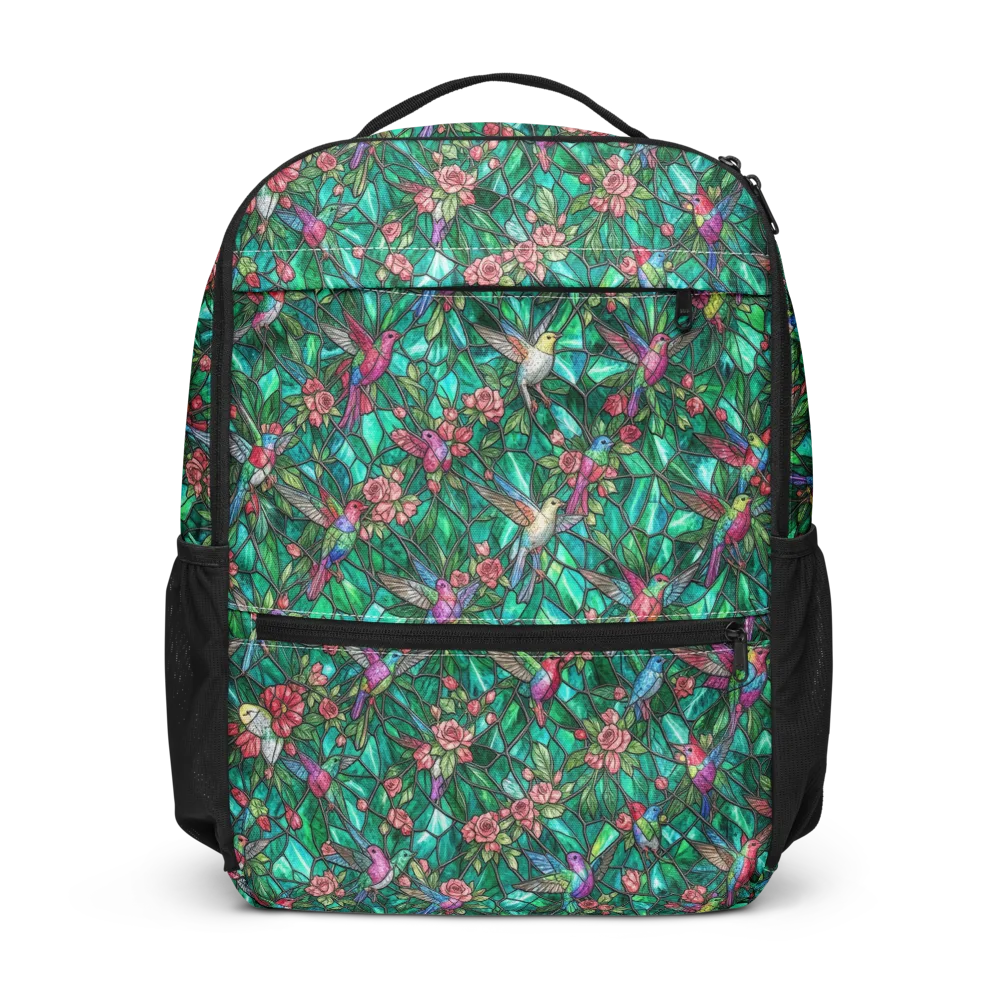 Jewelwing Aviary on Utility Backpack — Front