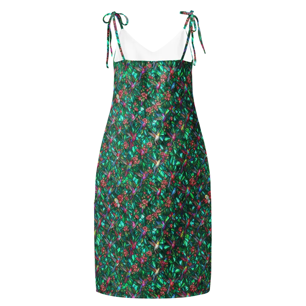 Jewelwing Aviary on Slip Dress — Back