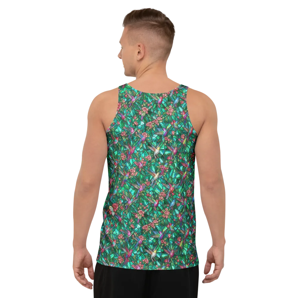 Jewelwing Aviary on Men's Tank Top — Back