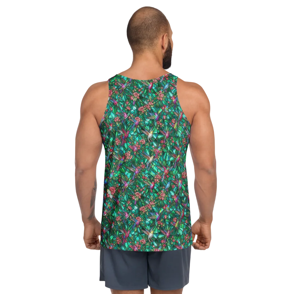 Jewelwing Aviary on Men's Tank Top — Back