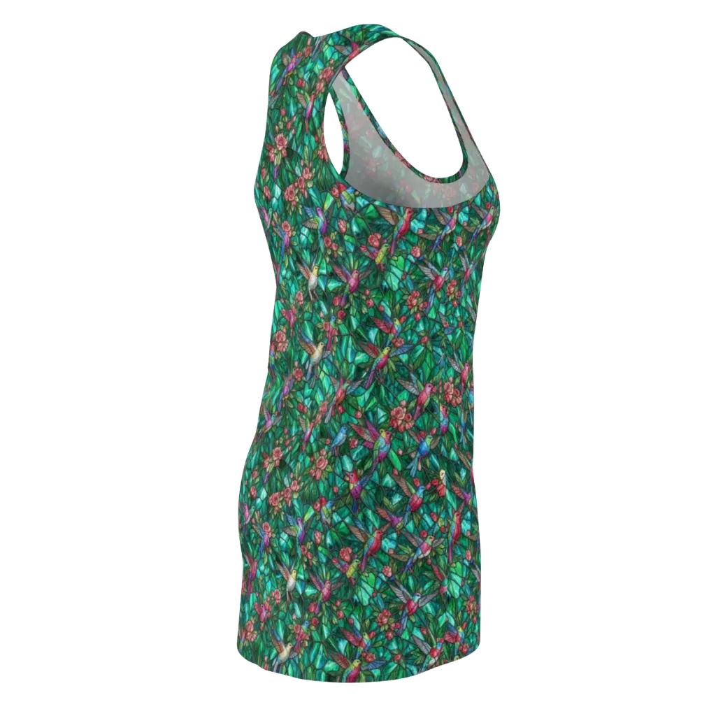 Jewelwing Aviary on Racerback Dress — Back Side