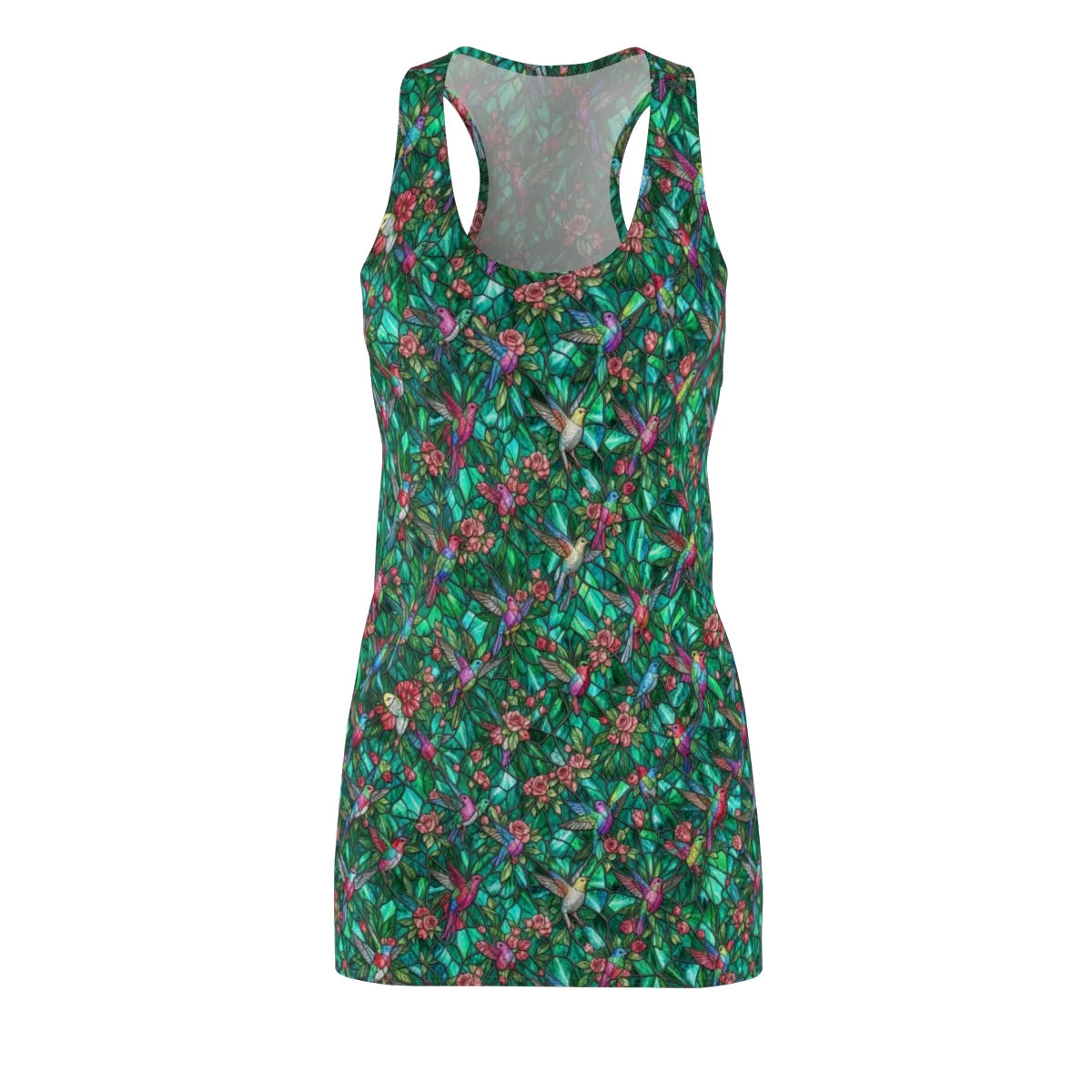 Jewelwing Aviary on Racerback Dress — Front
