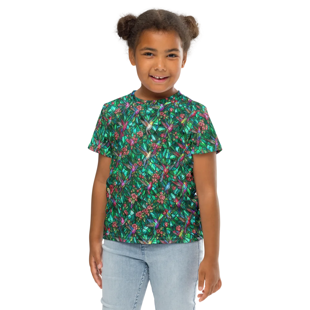Jewelwing Aviary on Kids Crew Neck T-Shirt — Front