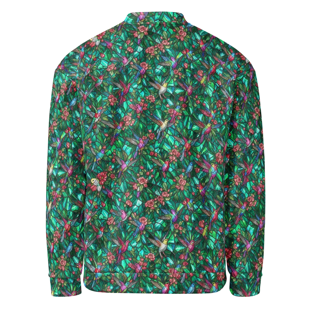 Jewelwing Aviary on Bomber Jacket — Back