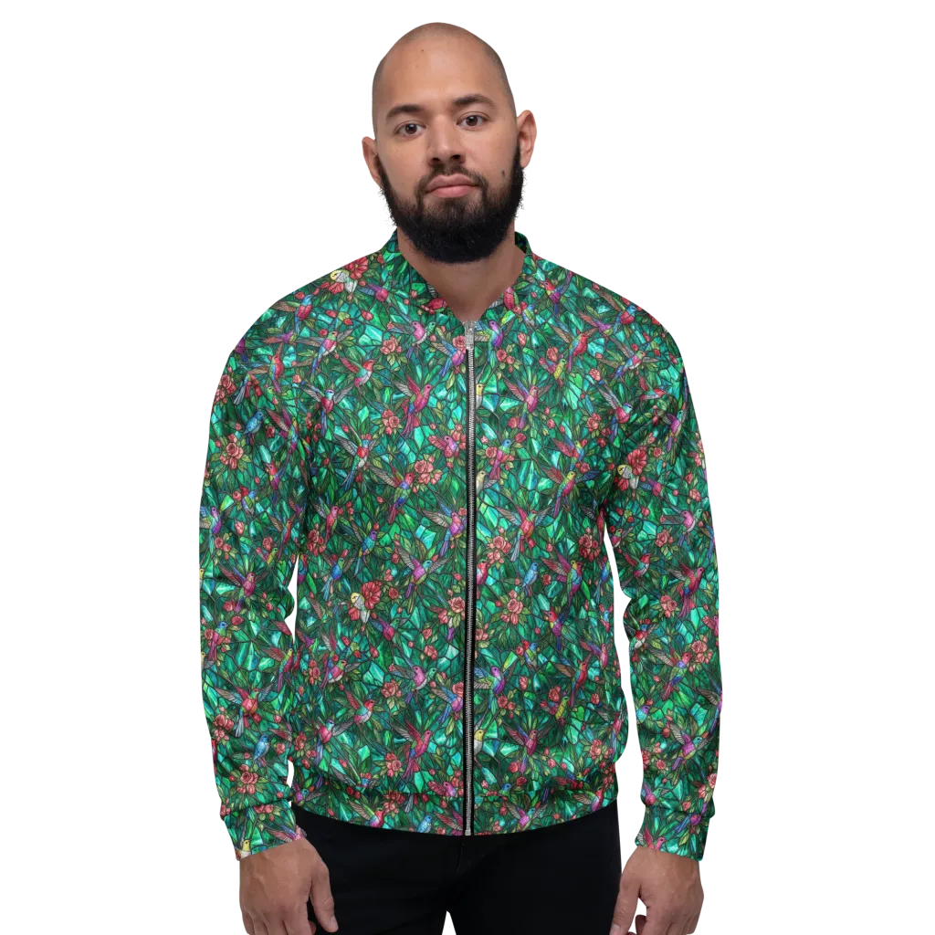 Jewelwing Aviary on Bomber Jacket — Front