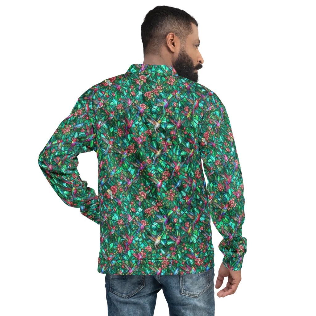Jewelwing Aviary on Bomber Jacket — Back