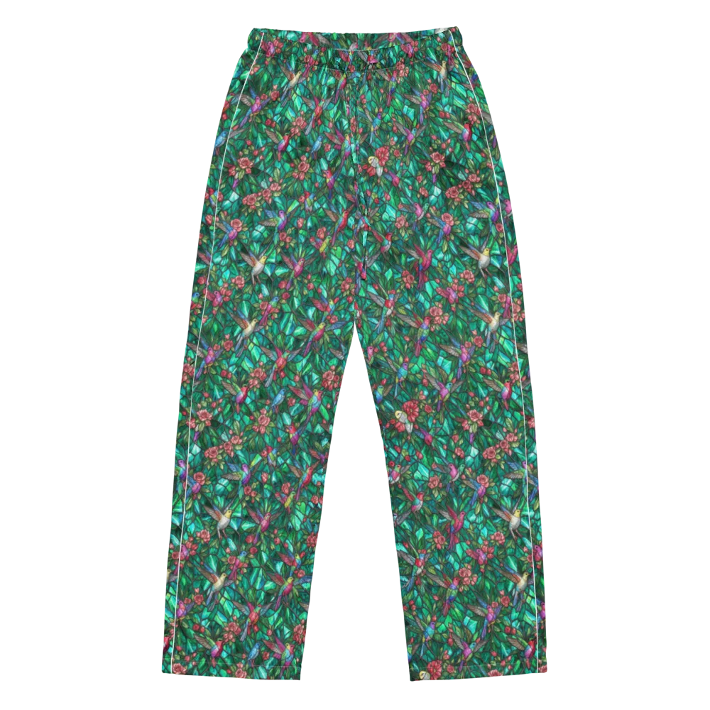 Jewelwing Aviary on Women's Pajama Pants — Front