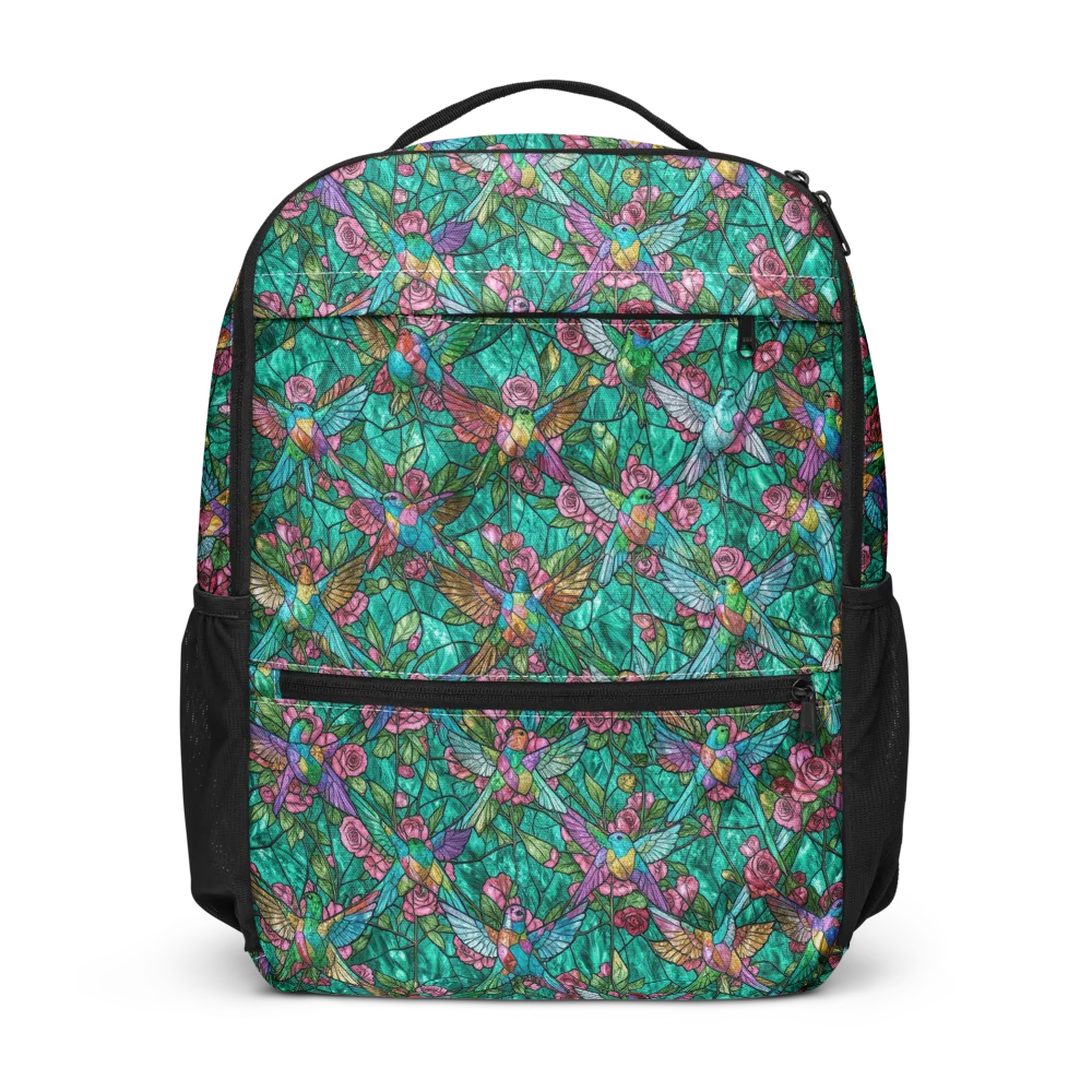 Emerald Aviary on Utility Backpack — Front