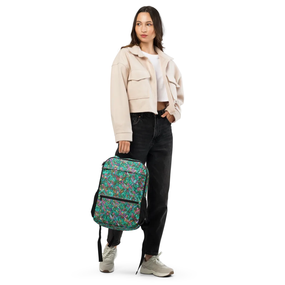 Emerald Aviary on Utility Backpack — Front