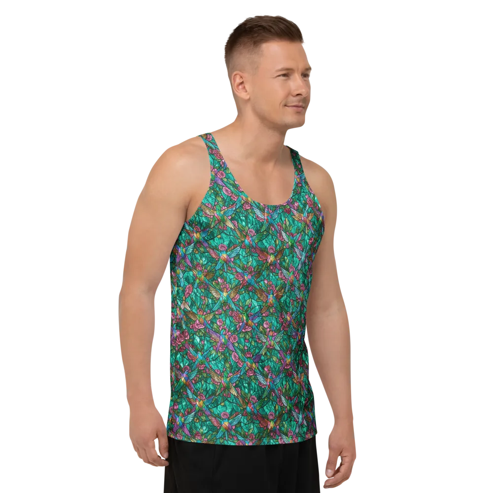 Emerald Aviary on Men's Tank Top — Right Front