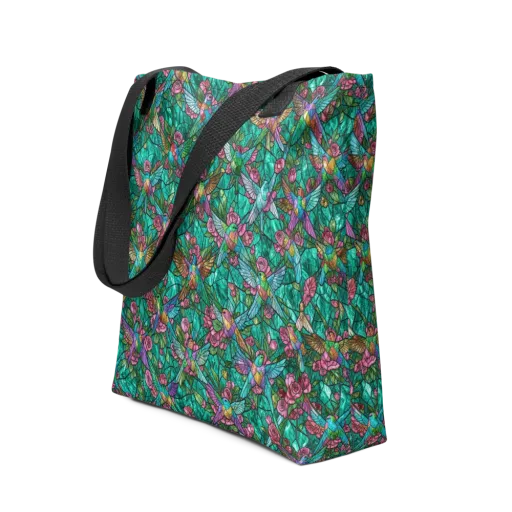 Emerald Aviary on a Tote Bag