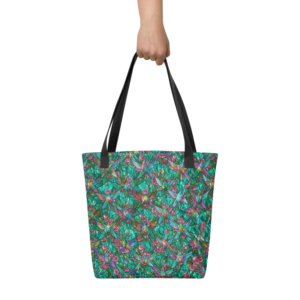 Emerald Aviary on Tote Bag — Front