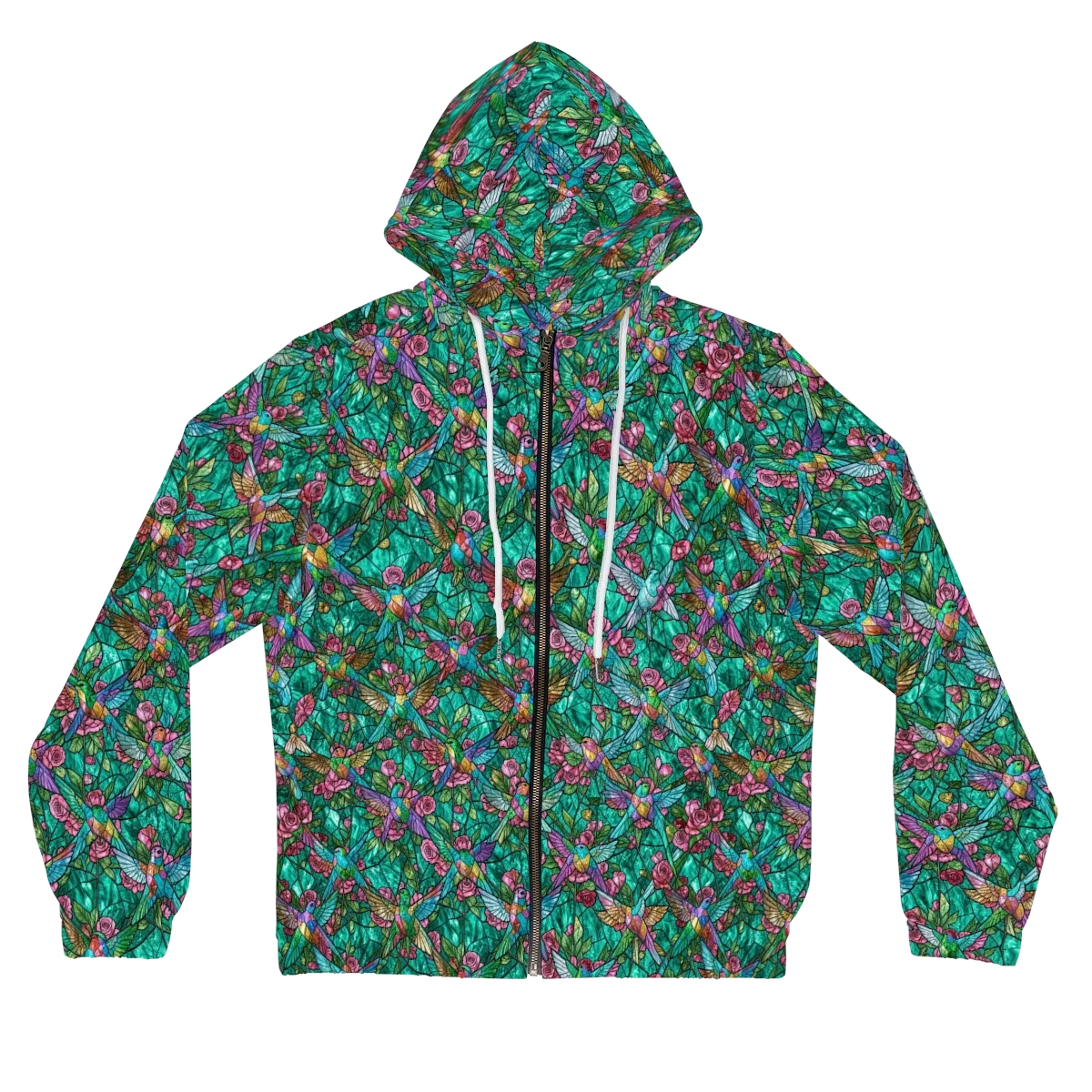 Emerald Aviary on Women's Full-Zip Hoodie — Front