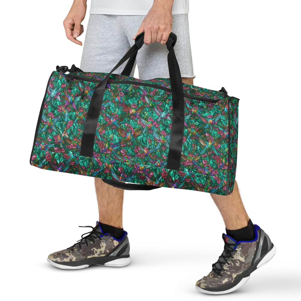 Emerald Aviary on Duffle Bag — Front