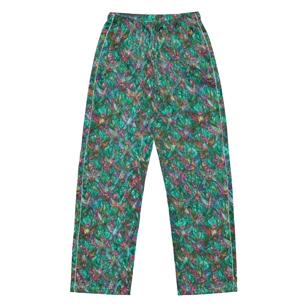 Emerald Aviary on Women's Pajama Pants — Front
