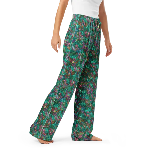 Emerald Aviary on a Women's Pajama Pants