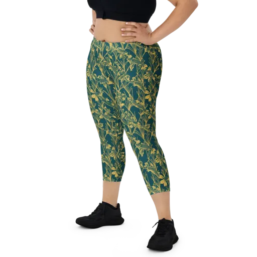 Gilded Pondlife on a Capri Leggings
