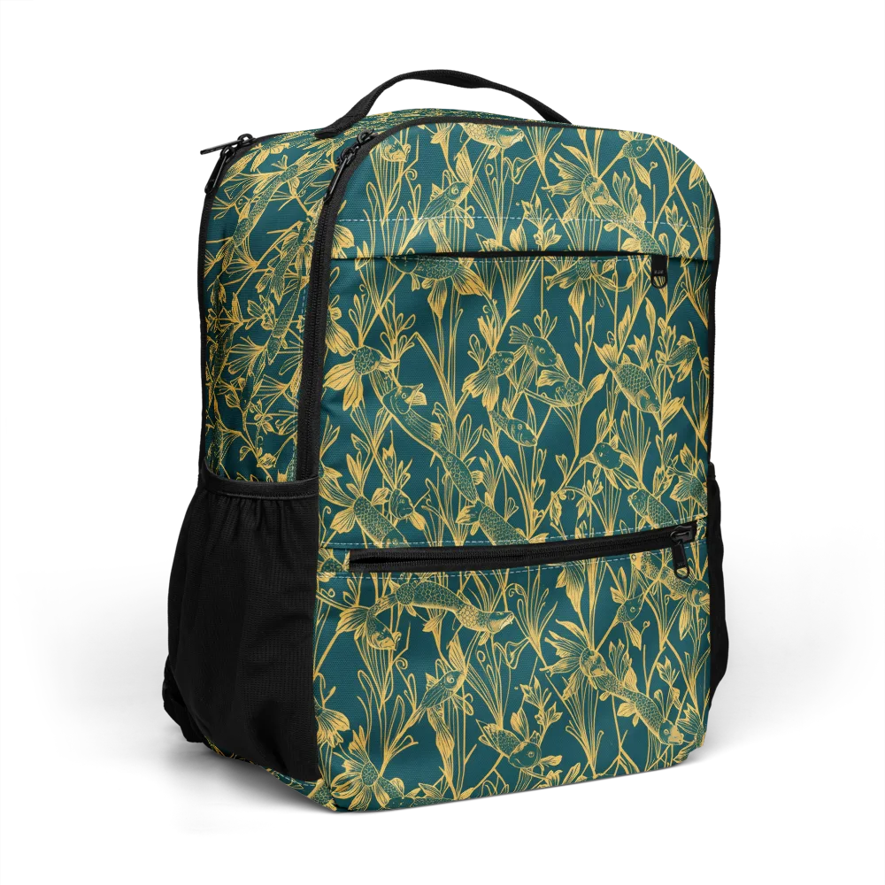 Gilded Pondlife on Utility Backpack — Right Front