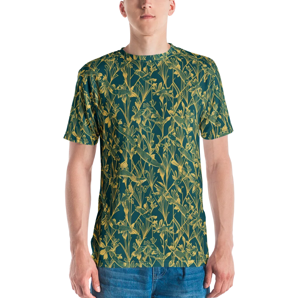 Gilded Pondlife on Men's Crew Neck T-Shirt — Front