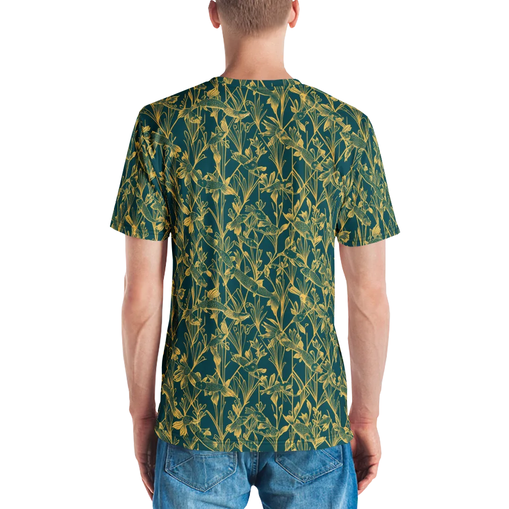 Gilded Pondlife on Men's Crew Neck T-Shirt — Back