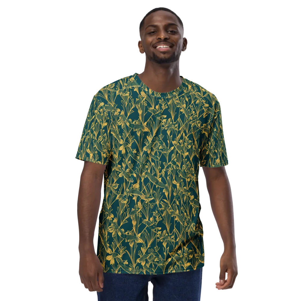 Gilded Pondlife on Men's Crew Neck T-Shirt — Front