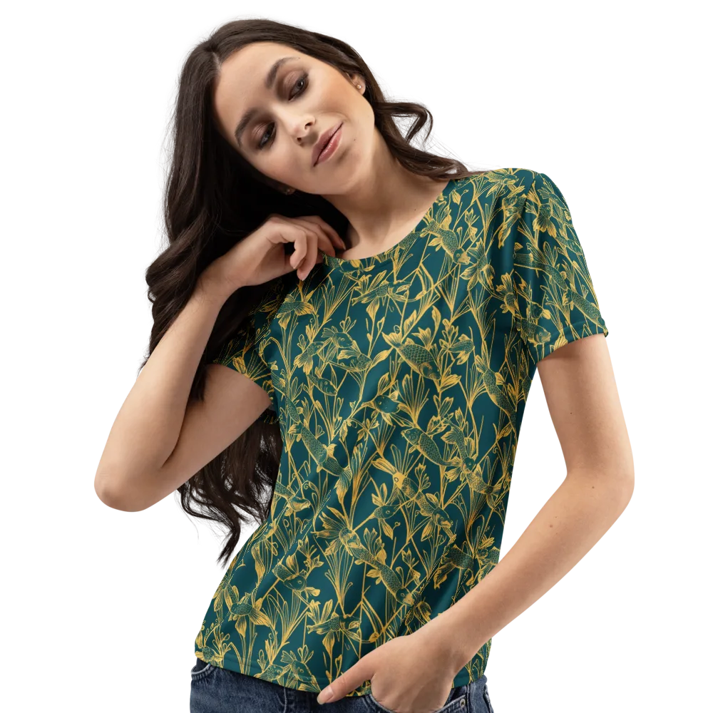 Gilded Pondlife on Women's Crew Neck T-Shirt — Left Front