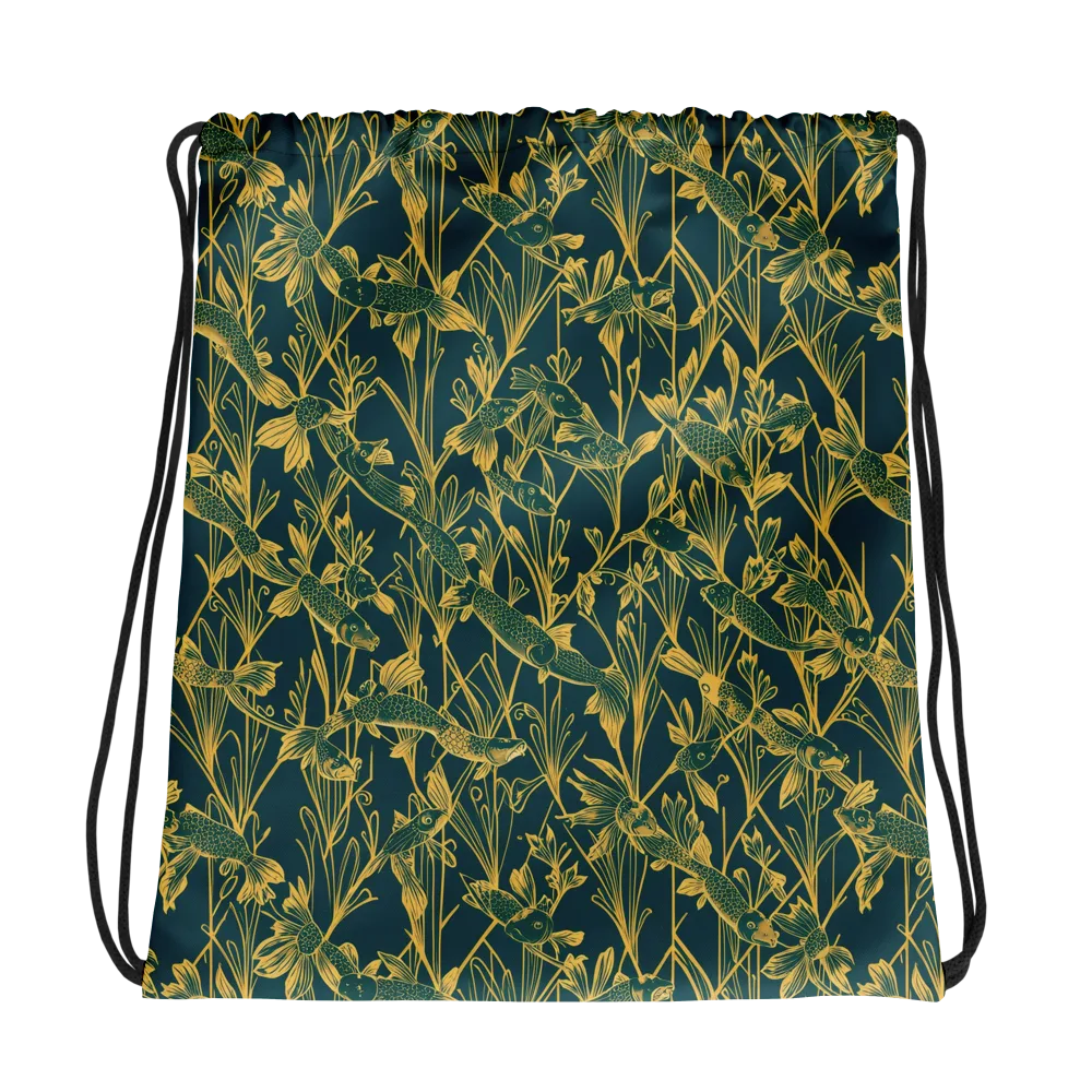 Gilded Pondlife on Drawstring Bag — Photo