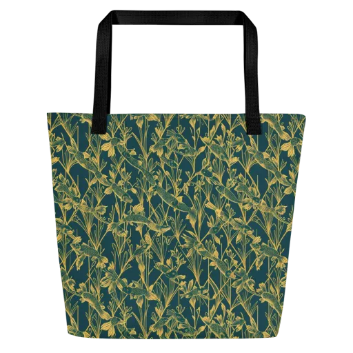 Gilded Pondlife on a Large Tote Bag W/ Pocket