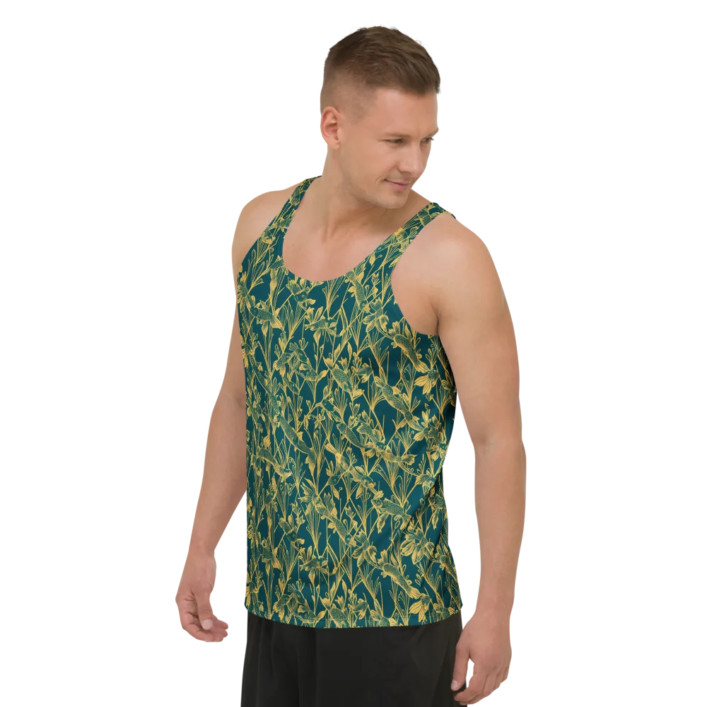 Gilded Pondlife on Men's Tank Top — Left Front