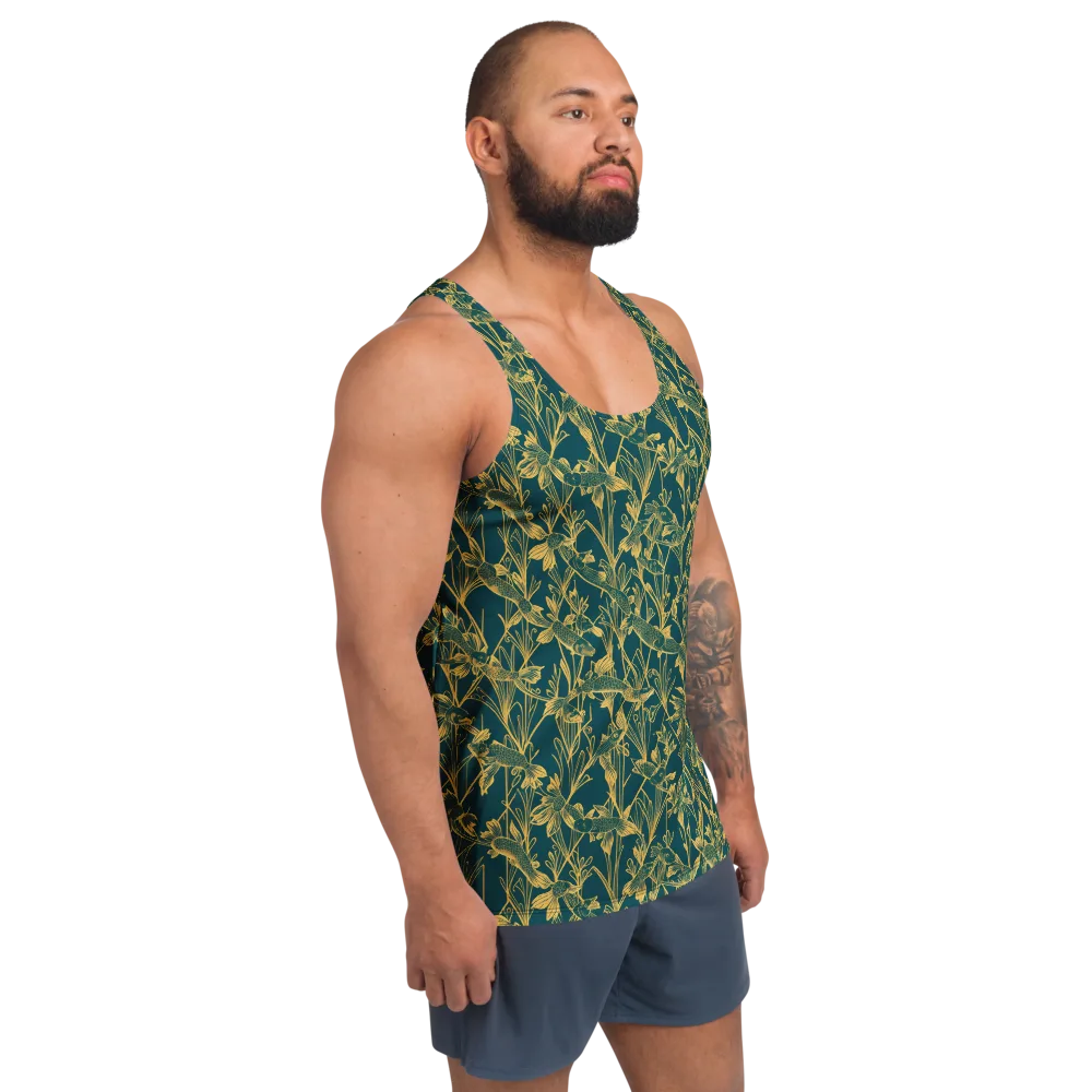 Gilded Pondlife on Men's Tank Top — Right Front