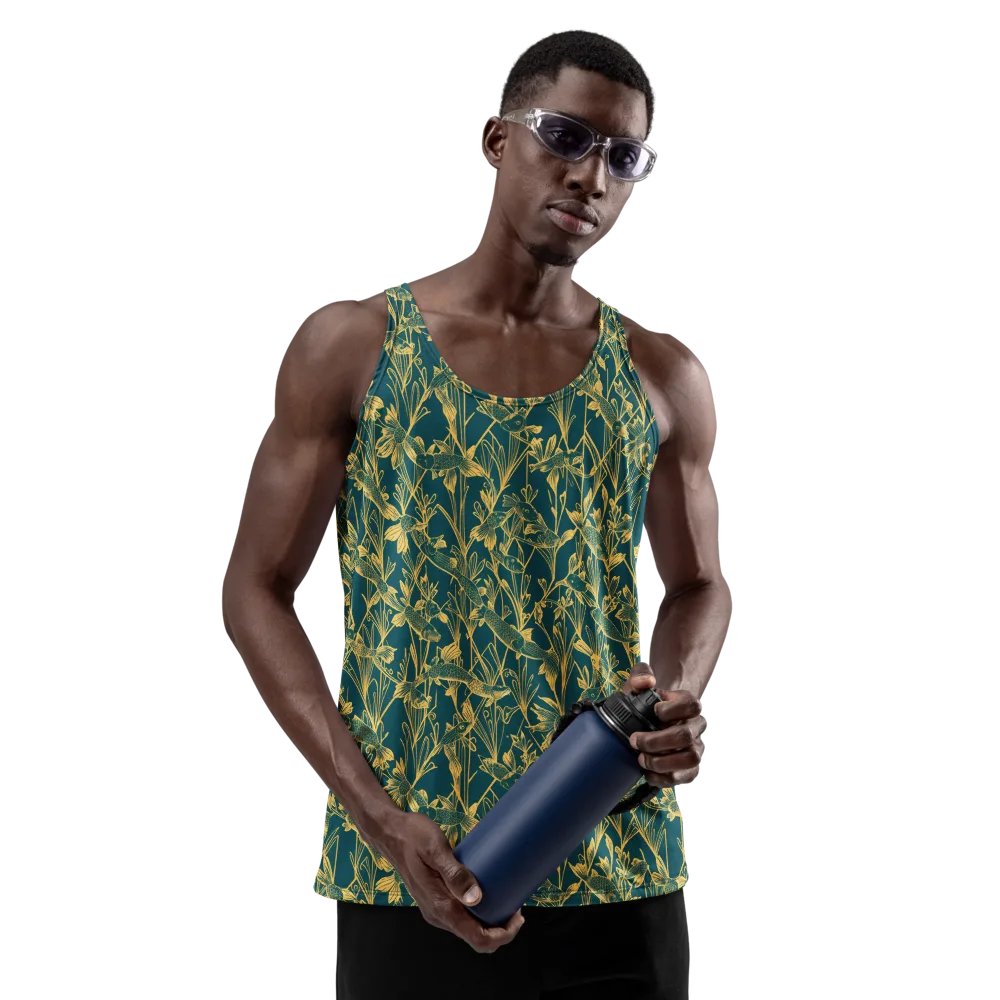 Gilded Pondlife on Men's Tank Top — Front
