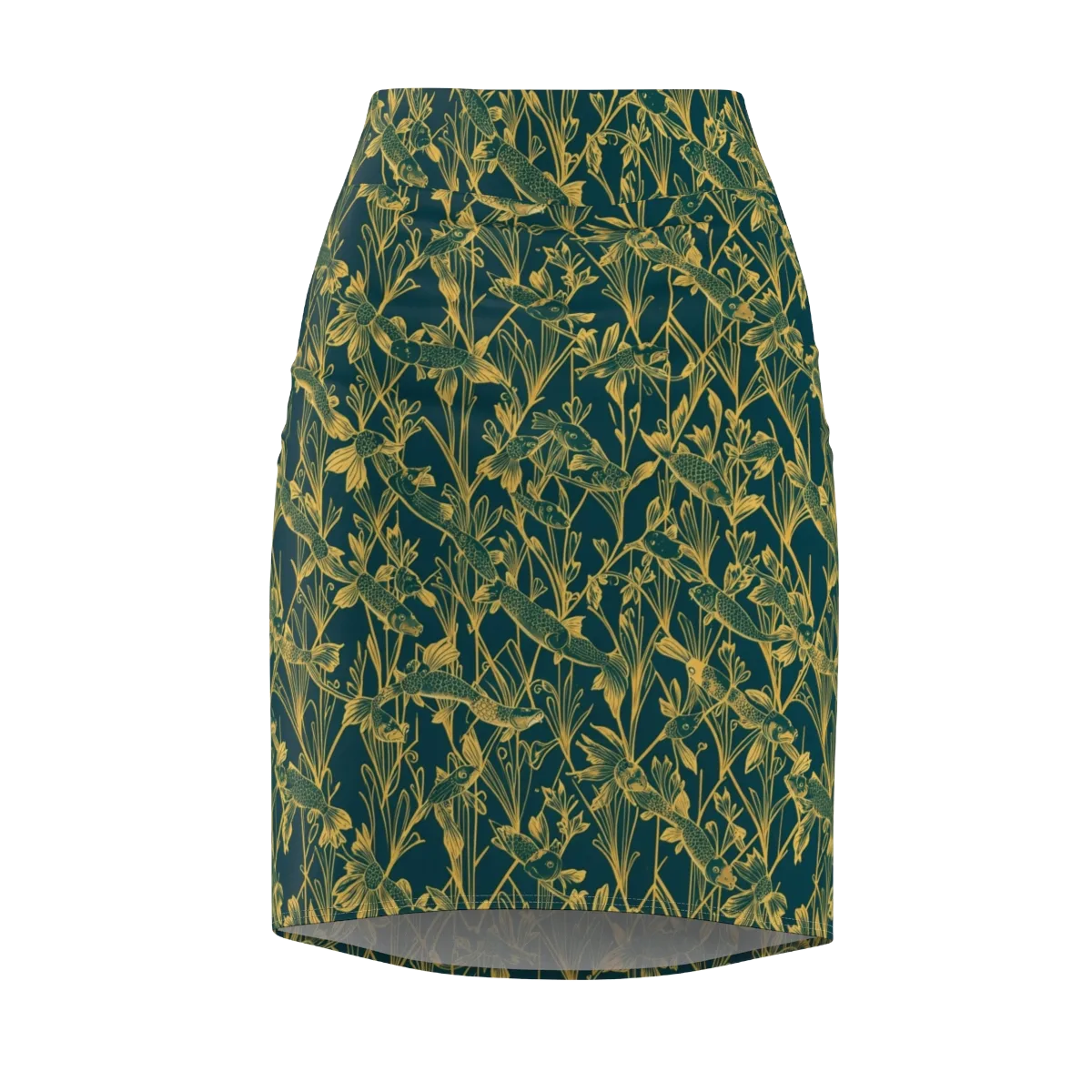 Gilded Pondlife on Pencil Skirt — Front