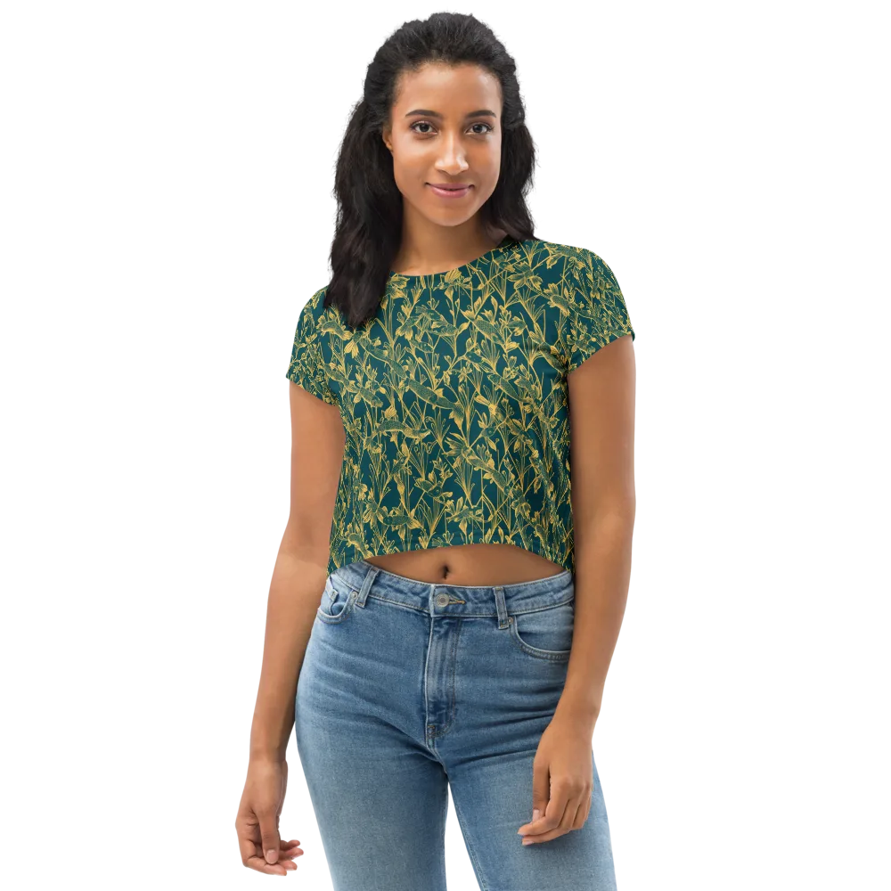 Gilded Pondlife on Crop Tee — Front
