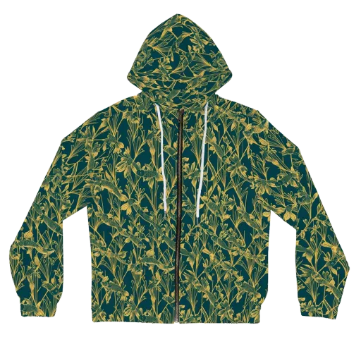 Gilded Pondlife on a Women's Full-Zip Hoodie