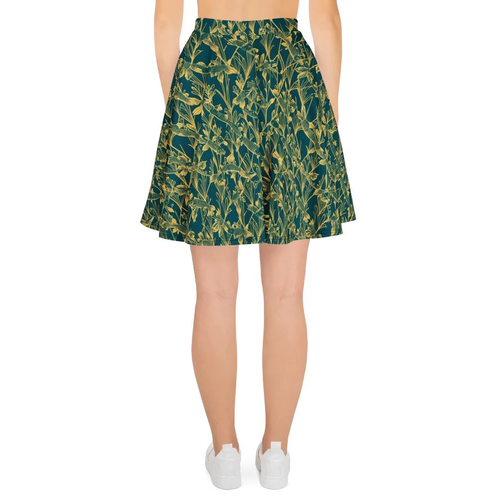 Gilded Pondlife on Skater Skirt — Back