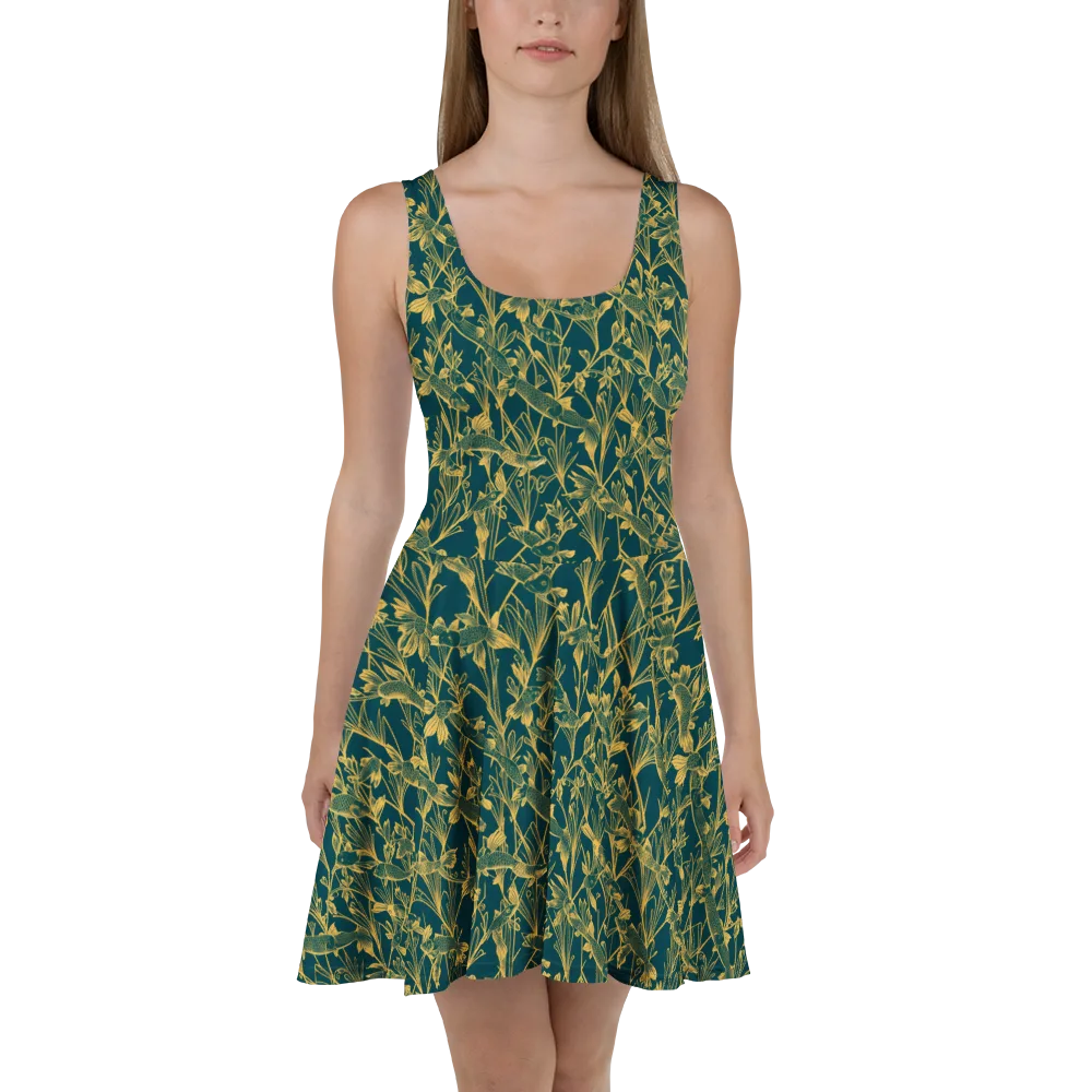 Gilded Pondlife on Skater Dress — Front