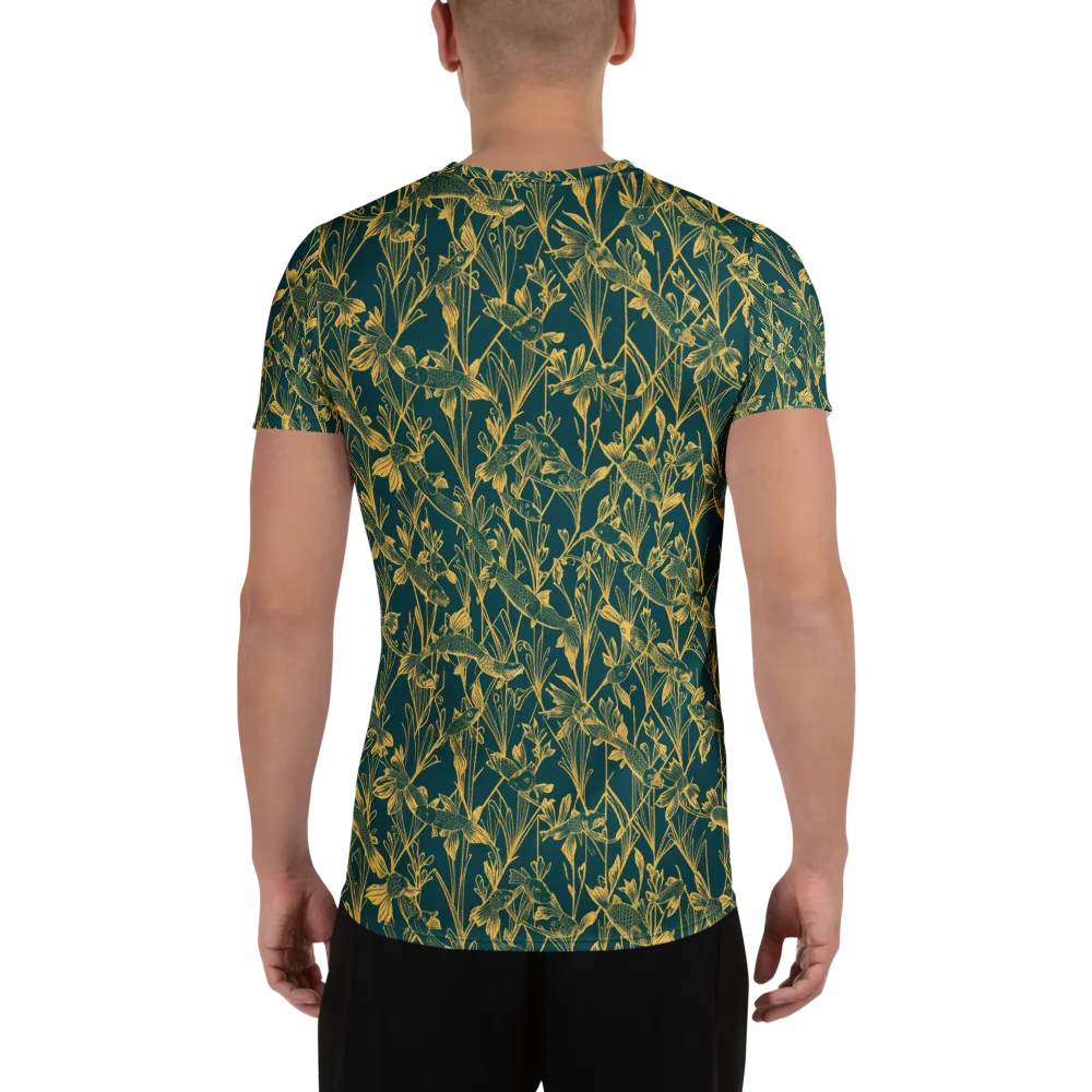 Gilded Pondlife on Men's Athletic T-Shirt — Back