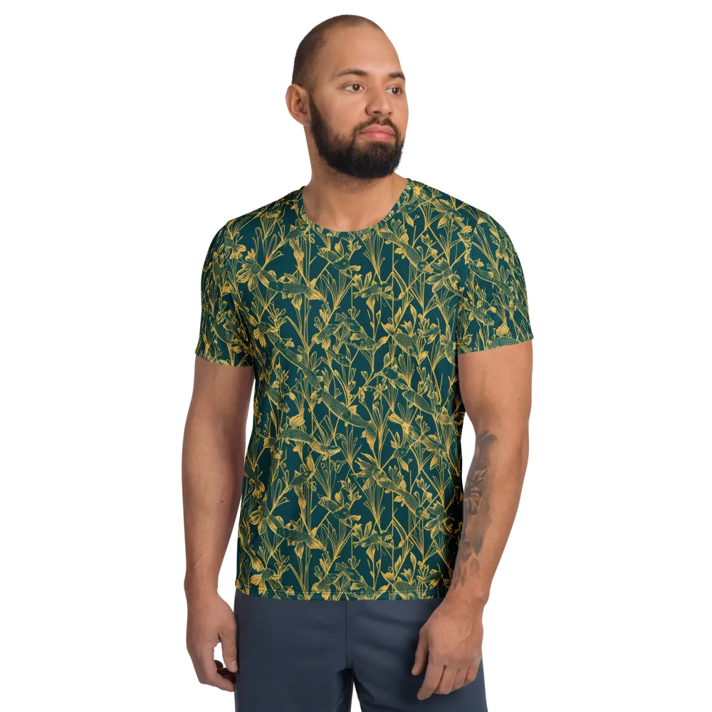 Gilded Pondlife on Men's Athletic T-Shirt — Front