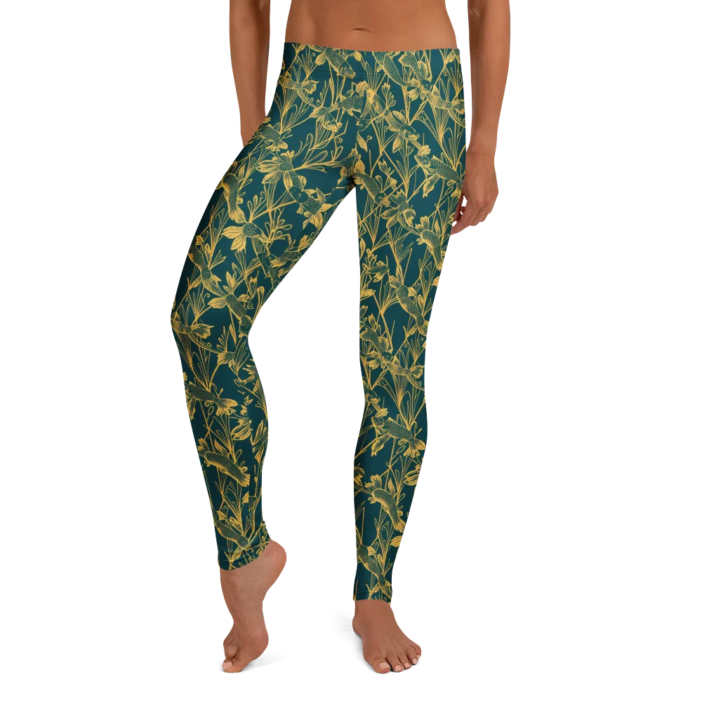 Gilded Pondlife on Leggings — Front