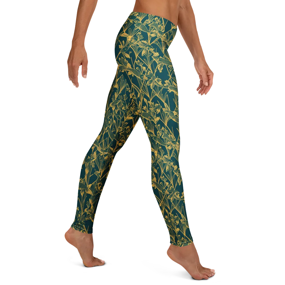 Gilded Pondlife on Leggings — Right