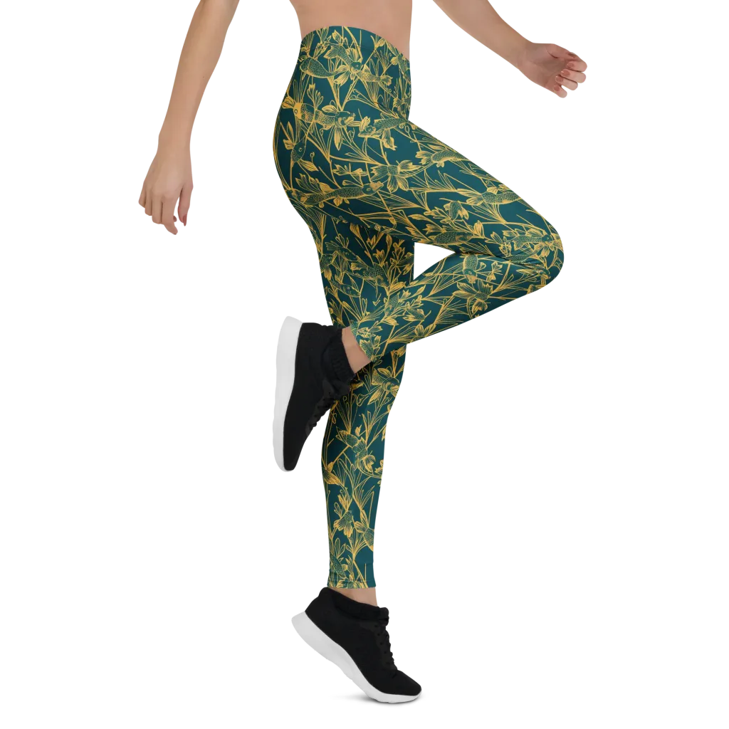 Gilded Pondlife on Leggings — Right
