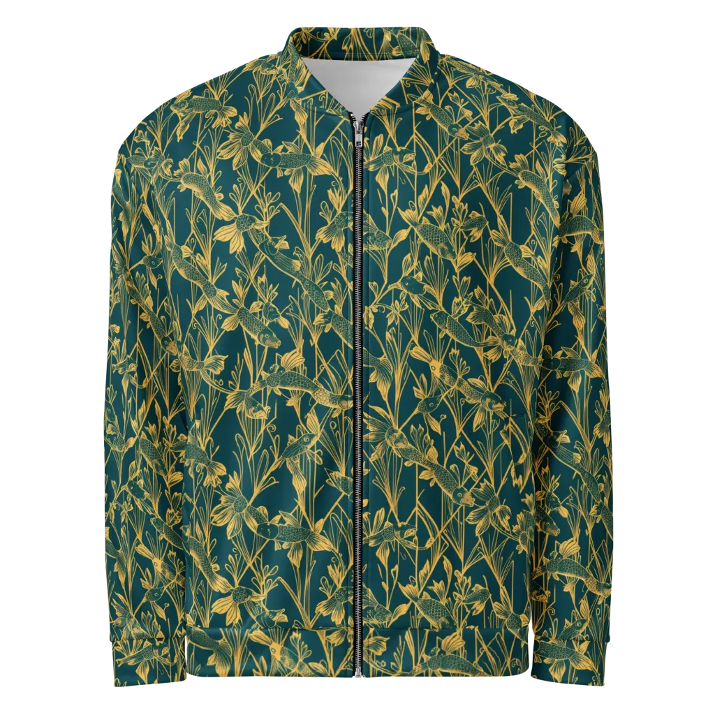 Gilded Pondlife on Bomber Jacket — Front