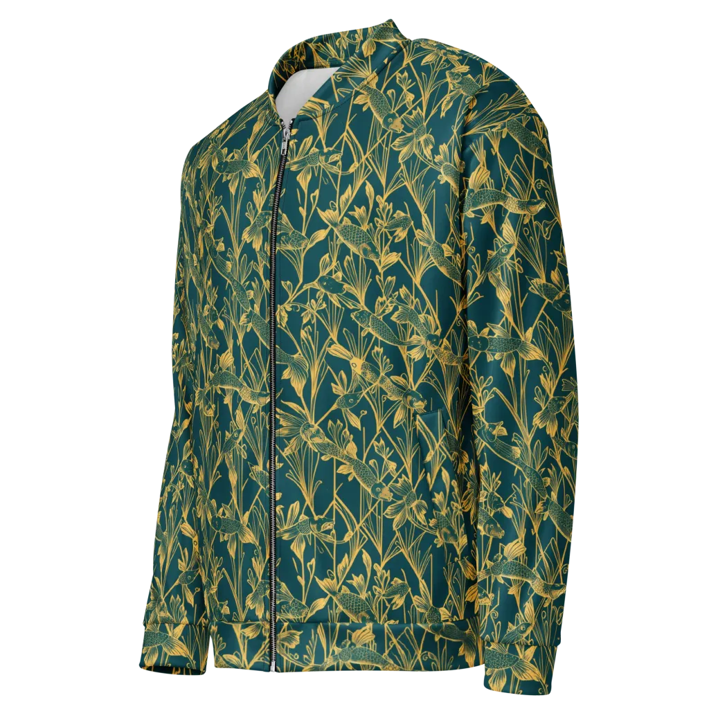 Gilded Pondlife on Bomber Jacket — Left Front