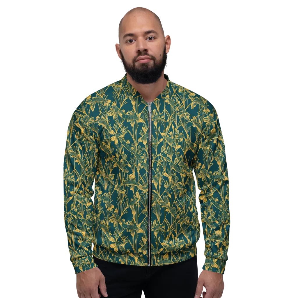 Gilded Pondlife on Bomber Jacket — Front