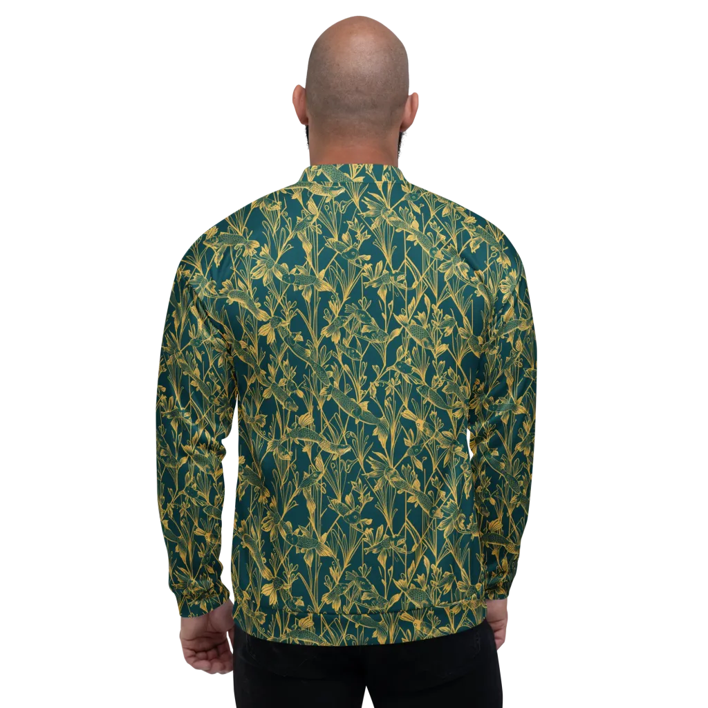 Gilded Pondlife on Bomber Jacket — Back