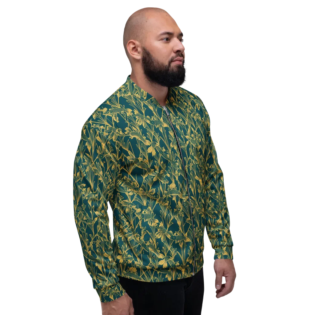 Gilded Pondlife on Bomber Jacket — Right