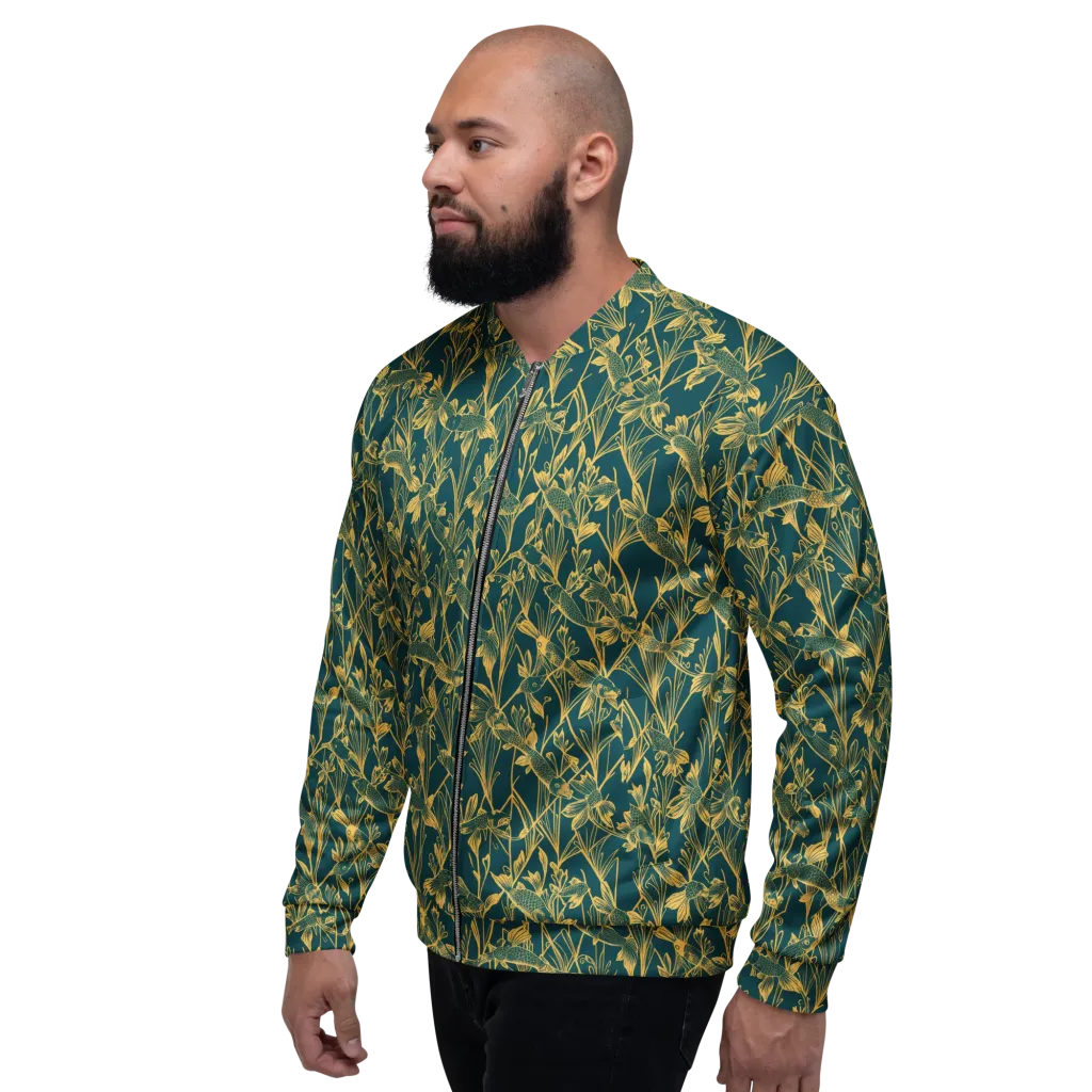 Gilded Pondlife on Bomber Jacket — Left